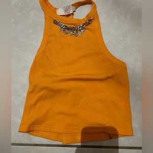 Orange tank top